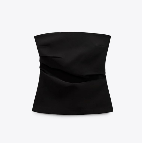 NWT zara strapless top - Picture 5 of 11